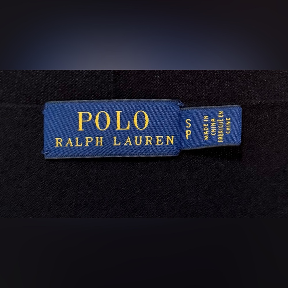 Polo Ralph Lauren Women’s Small Open Front Nylon Blend Cardigan Sweater Pockets - Picture 4 of 6